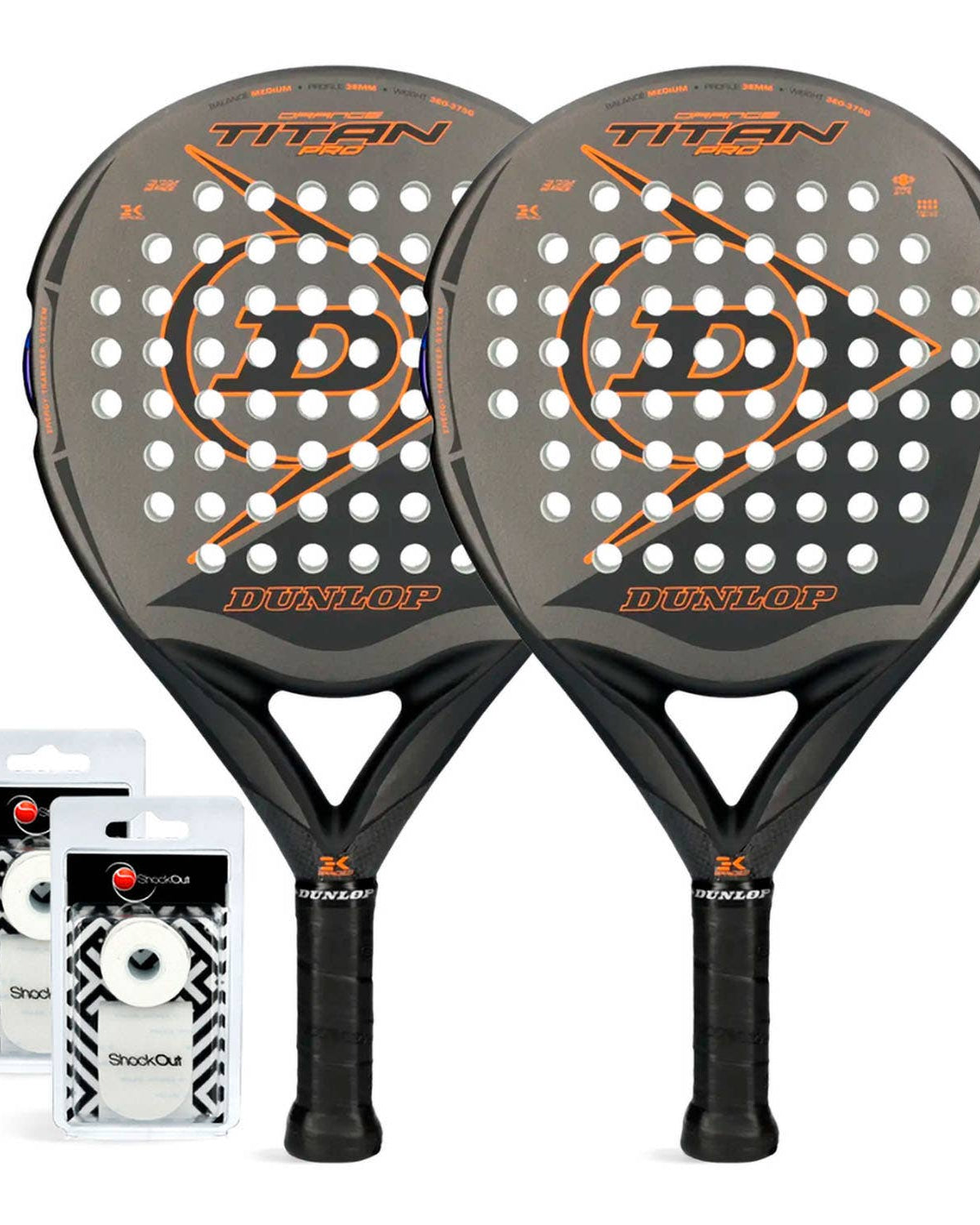 Pack Dúo Dunlop Titan Pro Orange