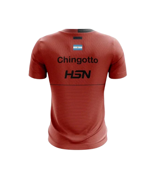 Camiseta Bullpadel UNALE CH Naranja/Arcilla 2024 - MegaPadelStore