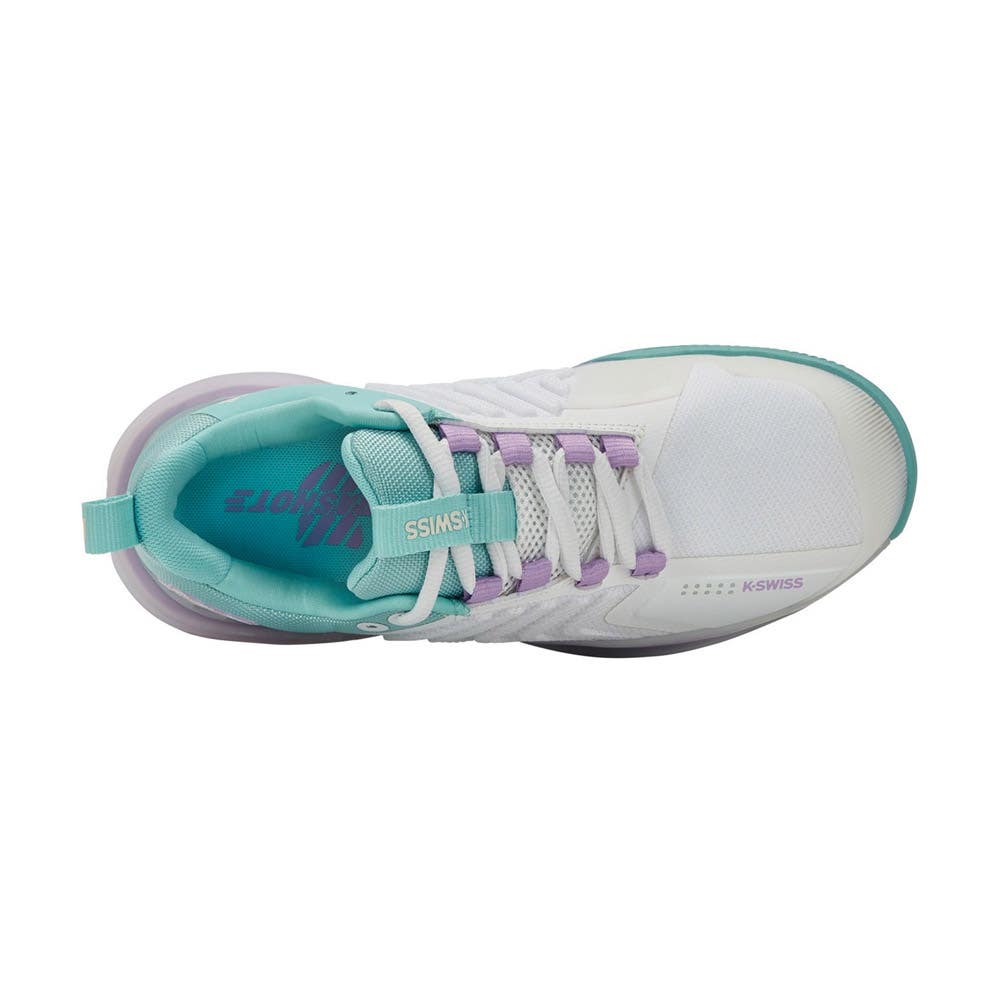 Kswiss Ultrashot 3 Blanco Azul Mujer 96988190