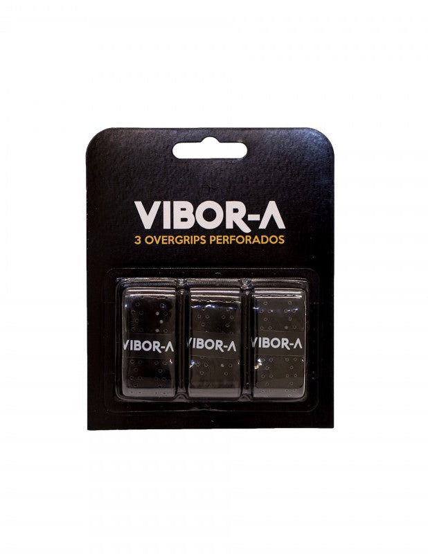 BLISTER 3 OVERGRIPS PRO VIBOR-A PERFORADO - MegaPadelStore