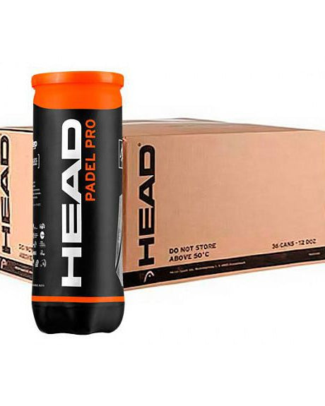 PELOTAS HEAD PRO - CAJÓN PACK 24 BOTES DE 3 BOLAS - MegaPadelStore