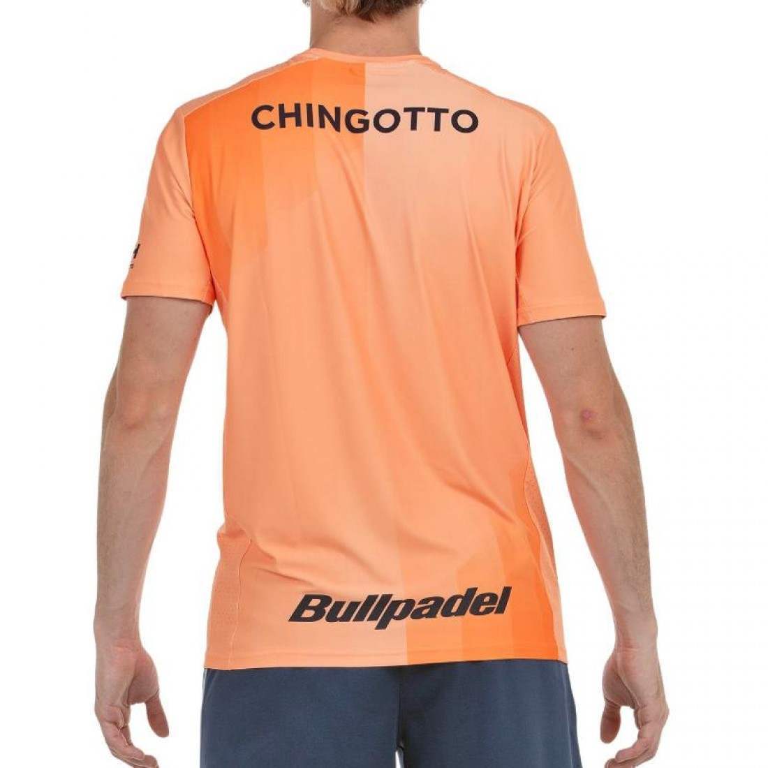 Camiseta Bullpadel Chingotto 25v Papaya