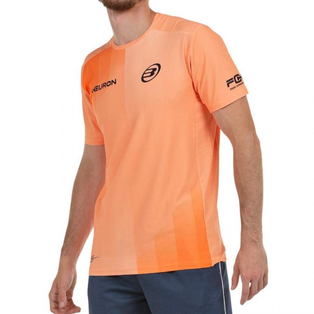 Camiseta Bullpadel Chingotto 25v Papaya