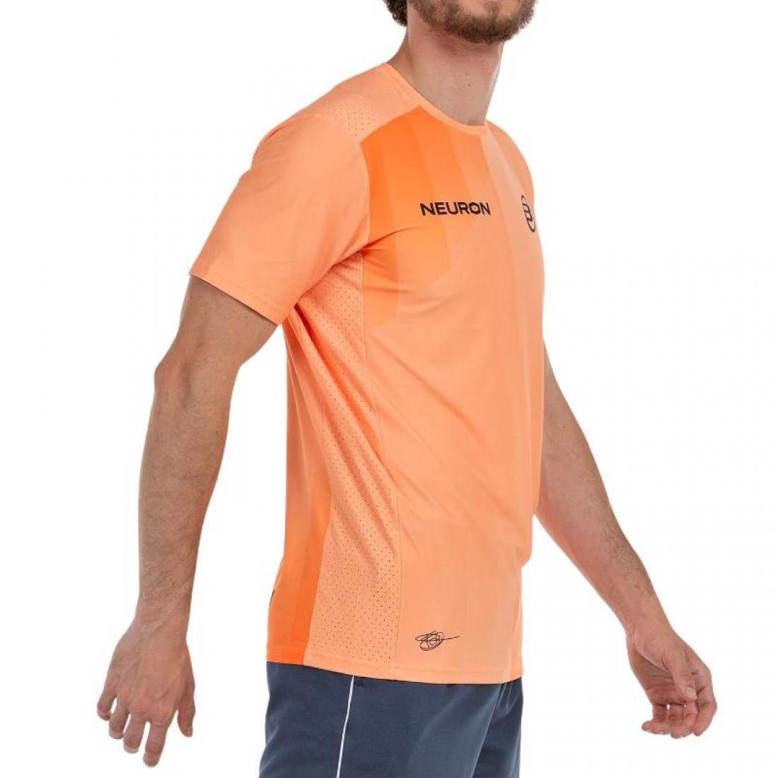 Camiseta Bullpadel Chingotto 25v Papaya