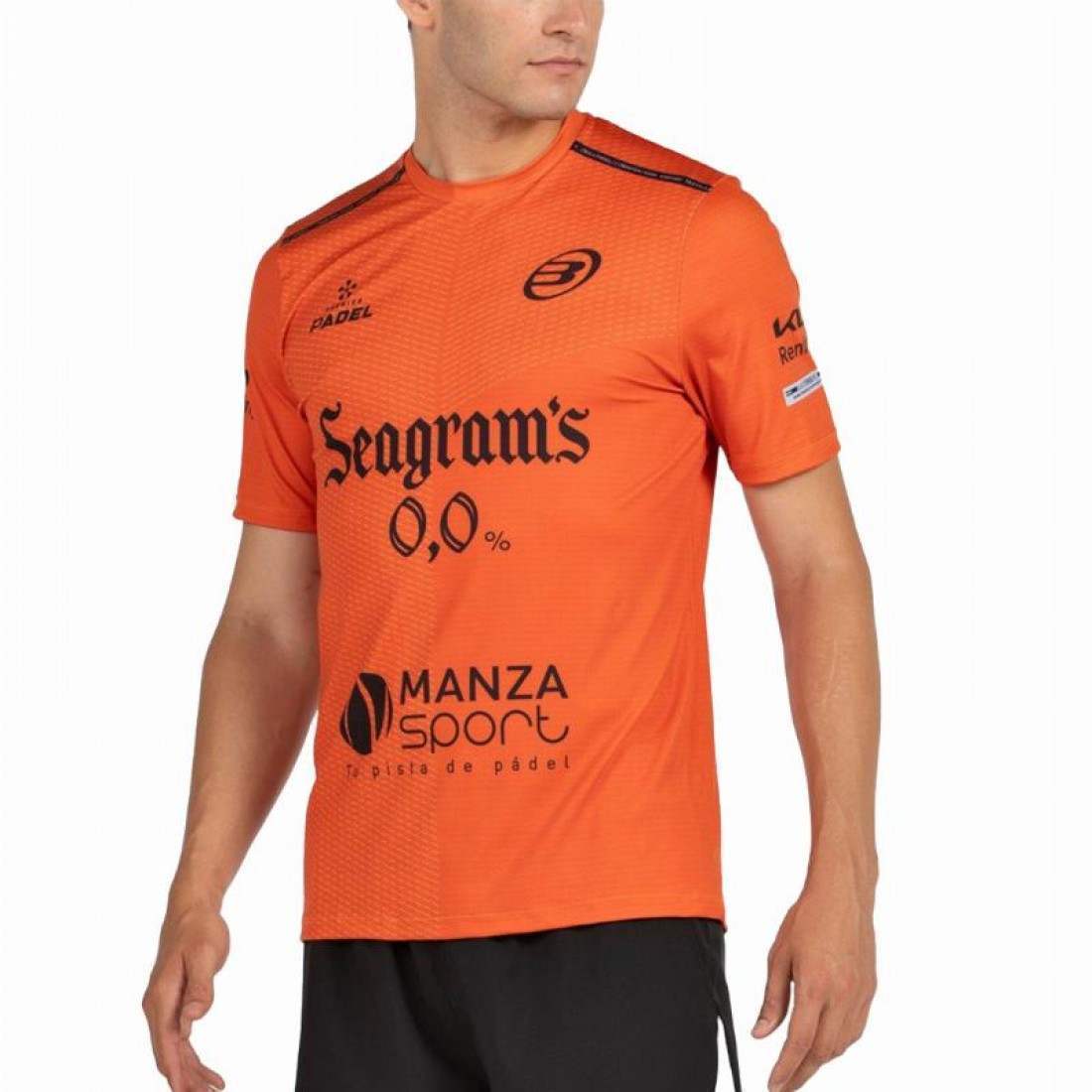 Camiseta Bullpadel Paquito Navarro Premier Padel Mesia Arcilla