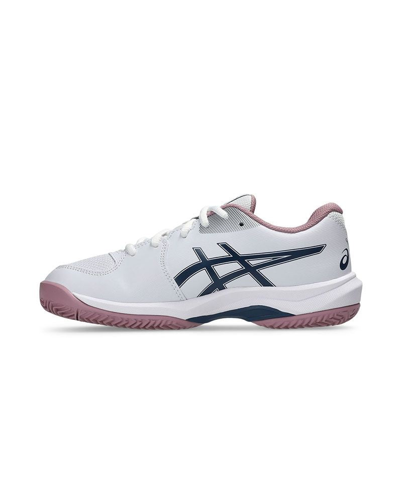 Asics Gel-Game GS Clay/OC Blanco Azul Junior 1044A082-104 · vista 3