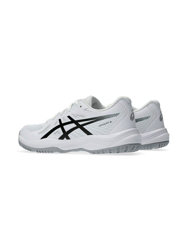 Asics Upcourt 6 GS Blanco Negro Junior 1074A045-101 · vista 3