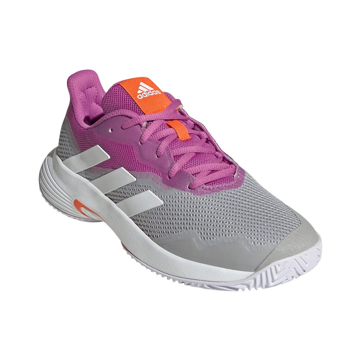 Adidas Courtjam Control Semi Pulse Gris Mujer Gz4616