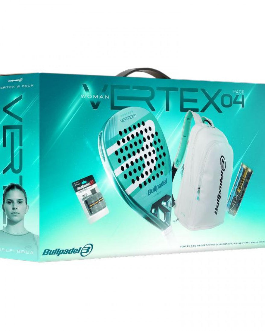 Pack Bullpadel Vertex 04 Pro Line W con mochila — caja del conjunto