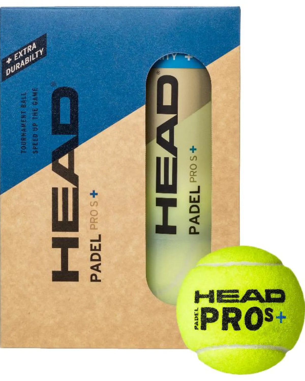 Pack de 2 Botes de Pelotas Head Padel Pro S+