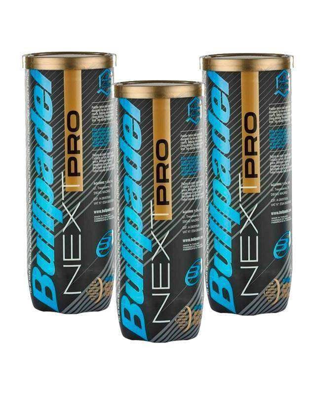 PACK PELOTAS BULLPADEL FIP NEXT - 3 BOTES DE 3 BOLAS - MegaPadelStore