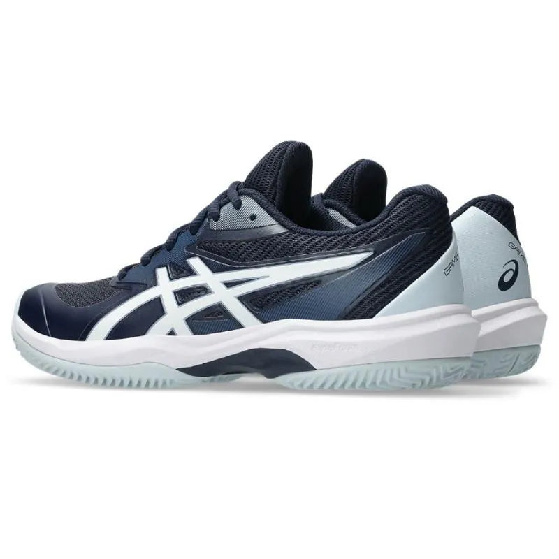 Zapatillas de Padel Asics Game Ff Clay Azul Medianoche Blanco Mujer