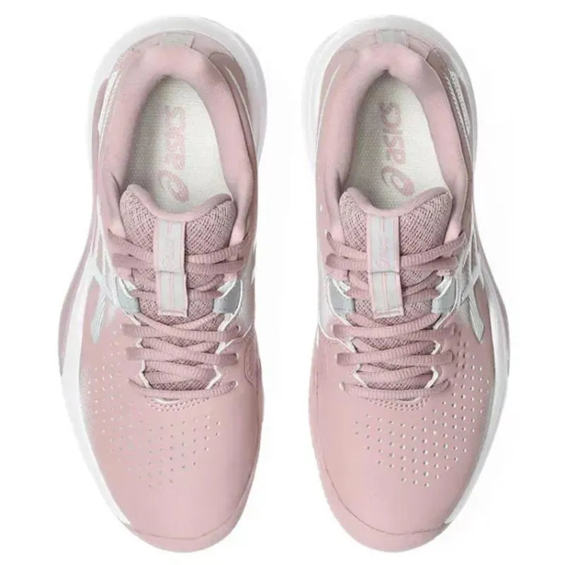 Zapatillas de Padel Asics Gel Challenger 15 Clay Rosa Gris Mujer