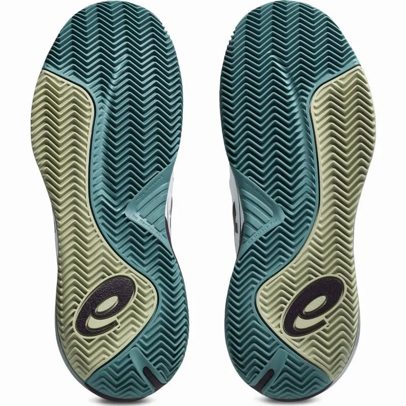 Zapatillas de Padel Asics Gel Resolution X Clay Blanco Granate Oscuro