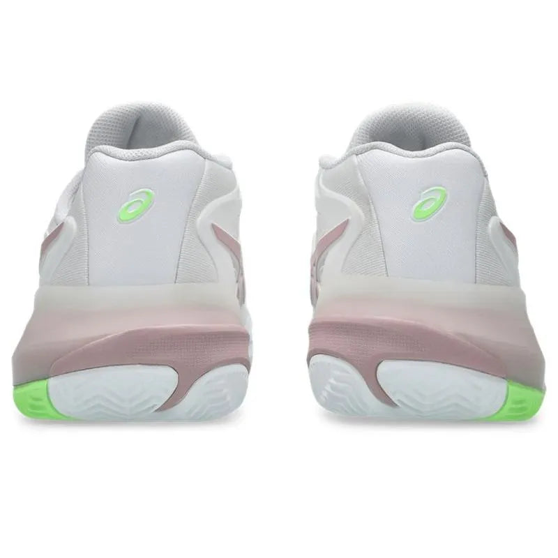 Zapatillas de Padel Asics Gel Resolution X Clay Blanco Rosa Morganita Mujer