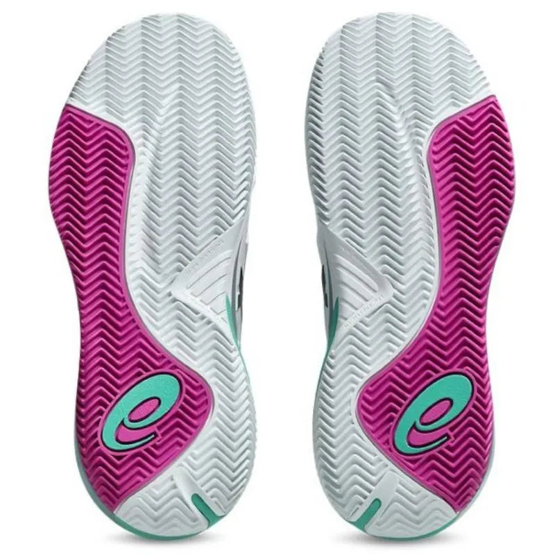 Zapatillas de Padel Asics Gel Resolution X Clay Blanco Verde Aurora
