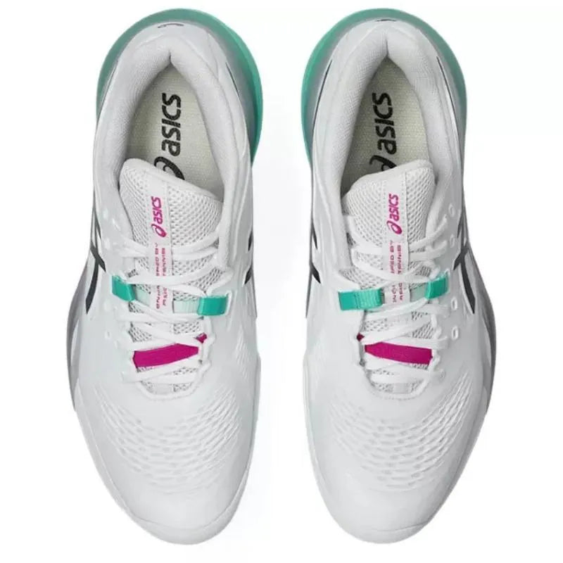Zapatillas de Padel Asics Gel Resolution X Clay Blanco Verde Aurora