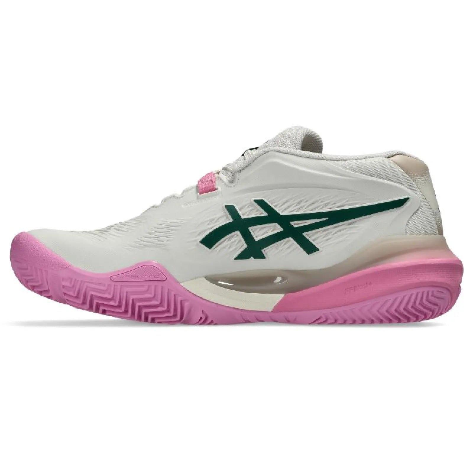 Zapatillas de Padel Asics Gel Resolution X Padel Beige Verde Mujer