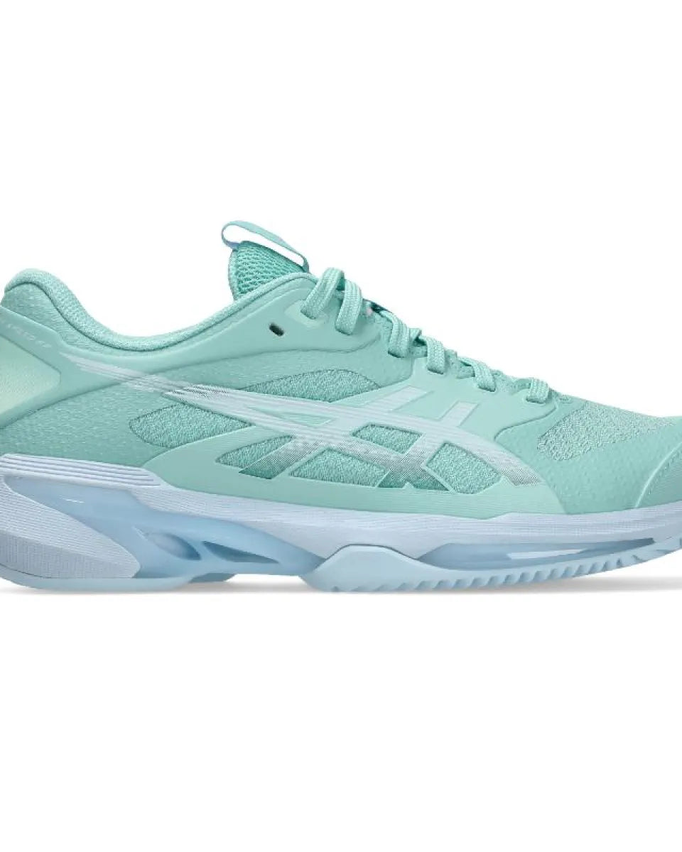Zapatillas de Padel Asics Solution Speed Ff 4 Clay Azul Verde Mujer