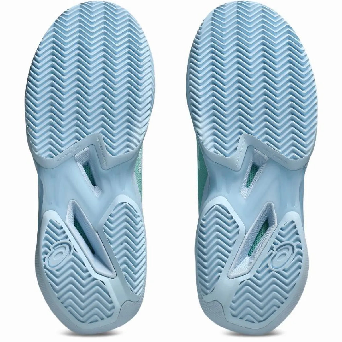 Zapatillas de Padel Asics Solution Speed Ff 4 Clay Azul Verde Mujer