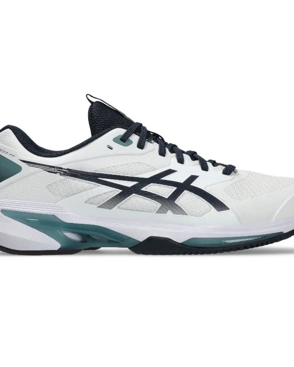 Zapatillas de Padel Asics Solution Speed Ff 4 Clay Blanco Azul Oscuro