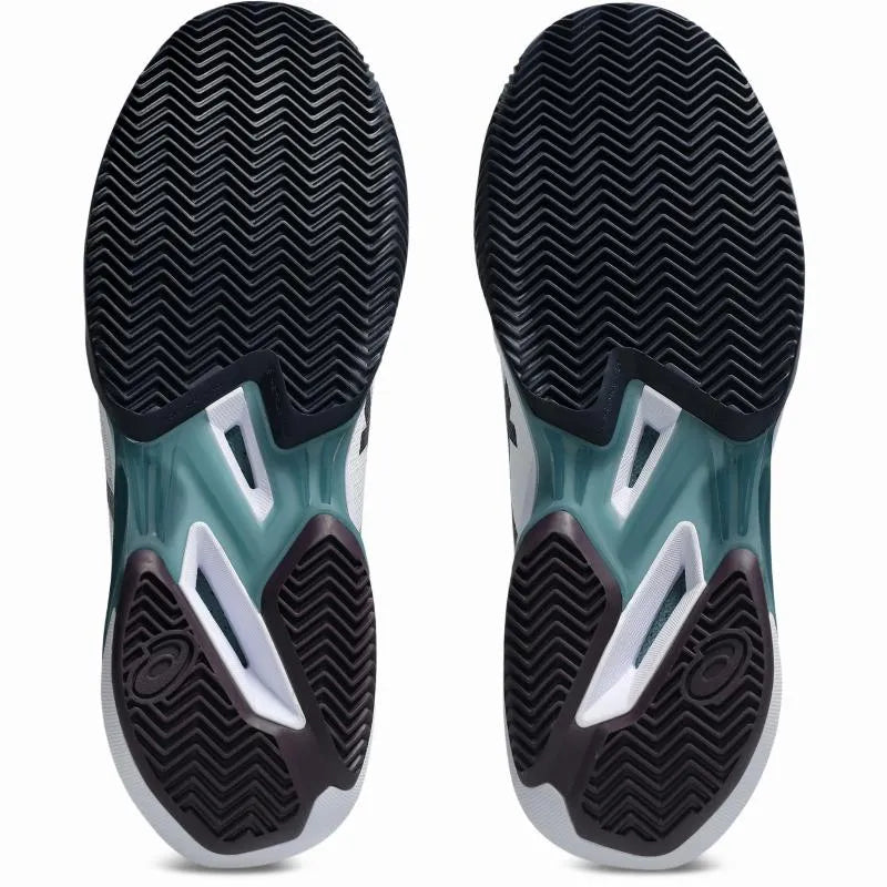 Zapatillas de Padel Asics Solution Speed Ff 4 Clay Blanco Azul Oscuro