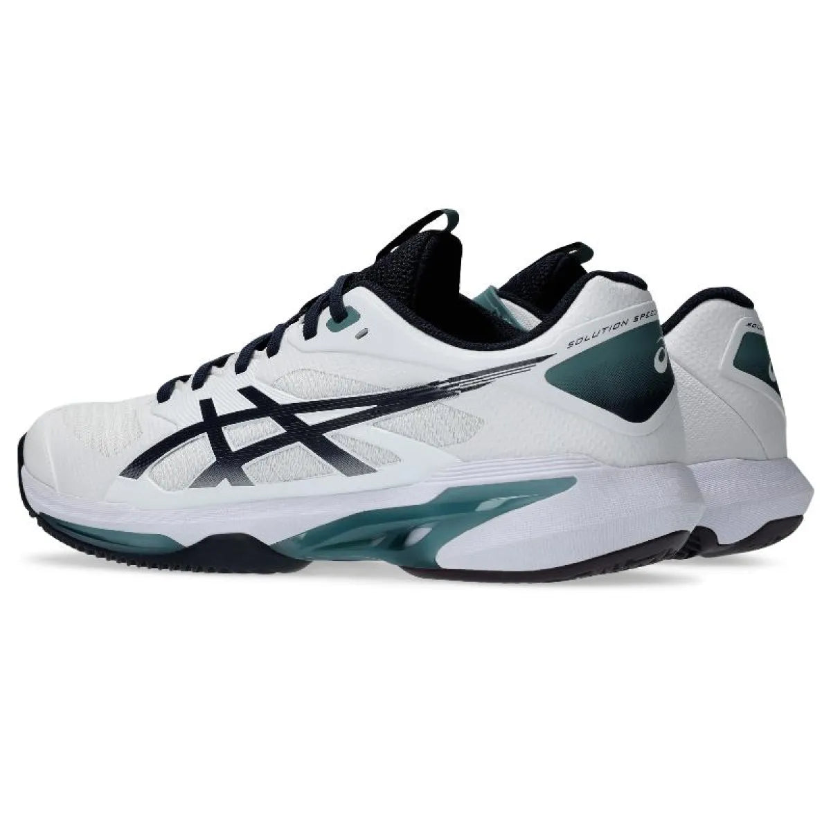 Zapatillas de Padel Asics Solution Speed Ff 4 Clay Blanco Azul Oscuro