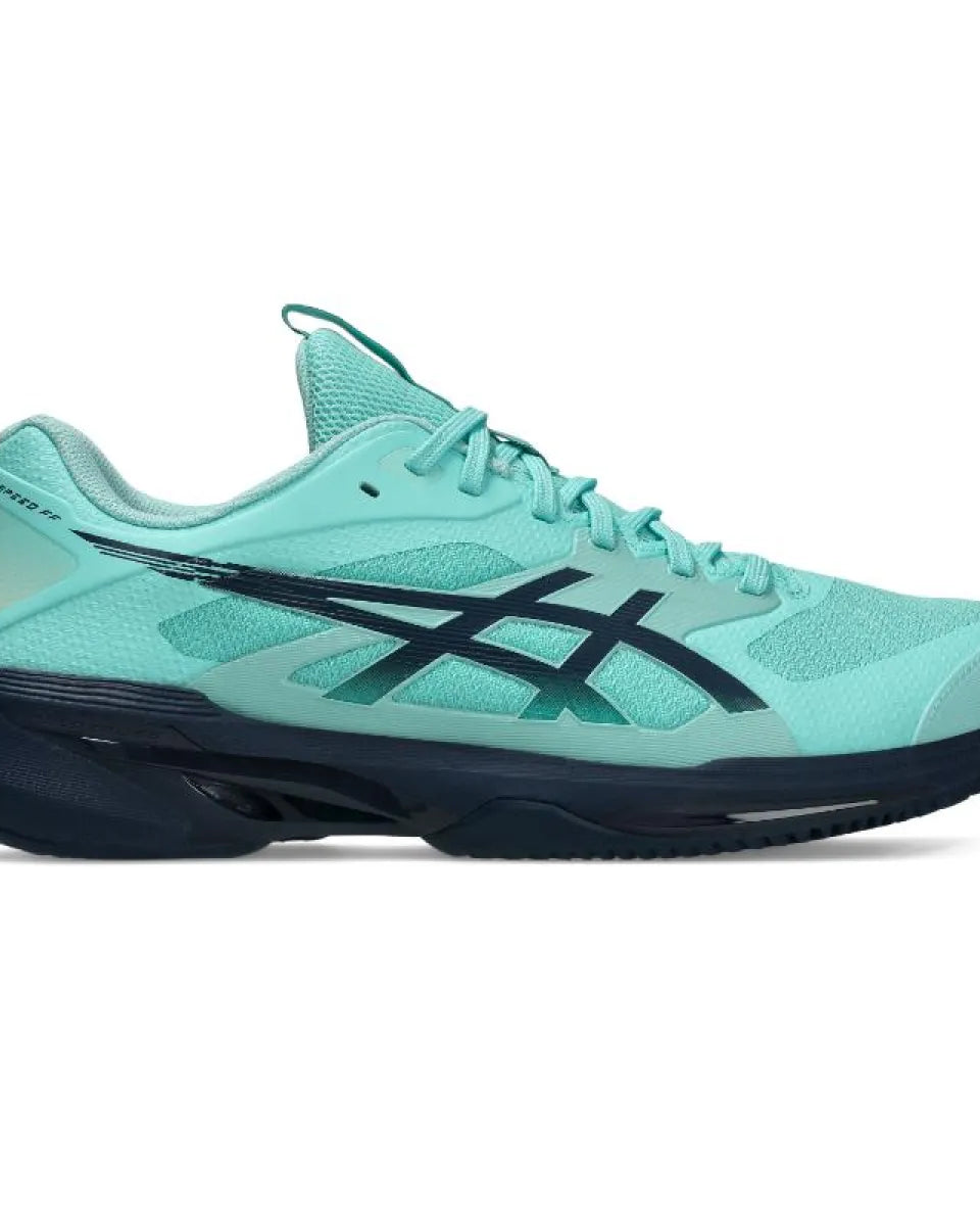 Zapatillas de Padel Asics Solution Speed Ff 4 Clay Menta Azul Oscuro