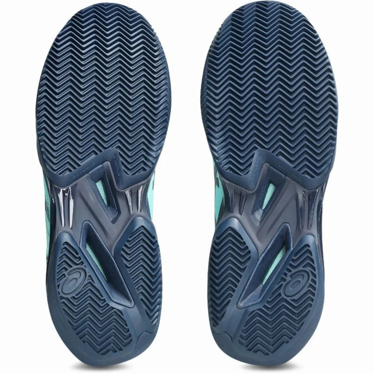 Zapatillas de Padel Asics Solution Speed Ff 4 Clay Menta Azul Oscuro