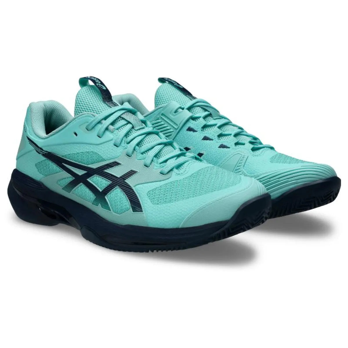 Zapatillas de Padel Asics Solution Speed Ff 4 Clay Menta Azul Oscuro
