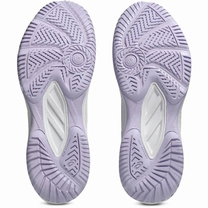 Zapatillas de Padel Asics Upcourt 6 Blanco Verde Mujer