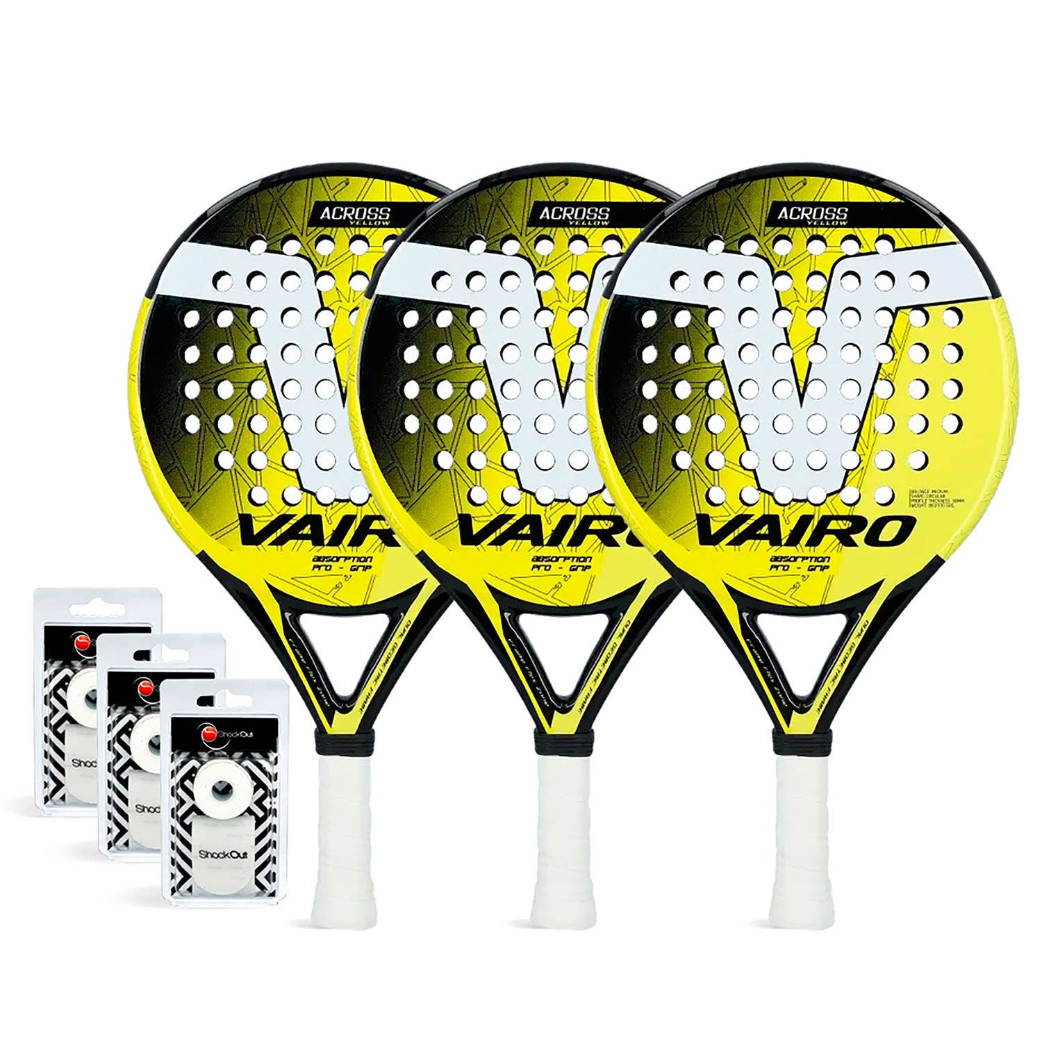 Tripack Vairo Across Yellow