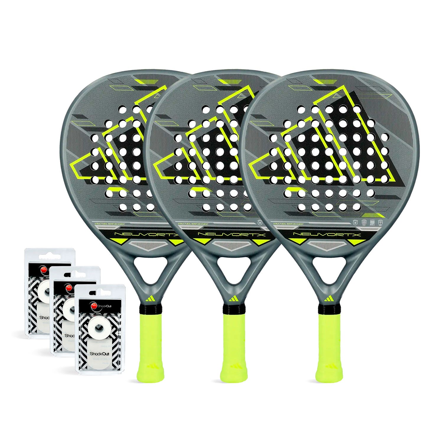 Tripack Adidas Neuvortx Yellow