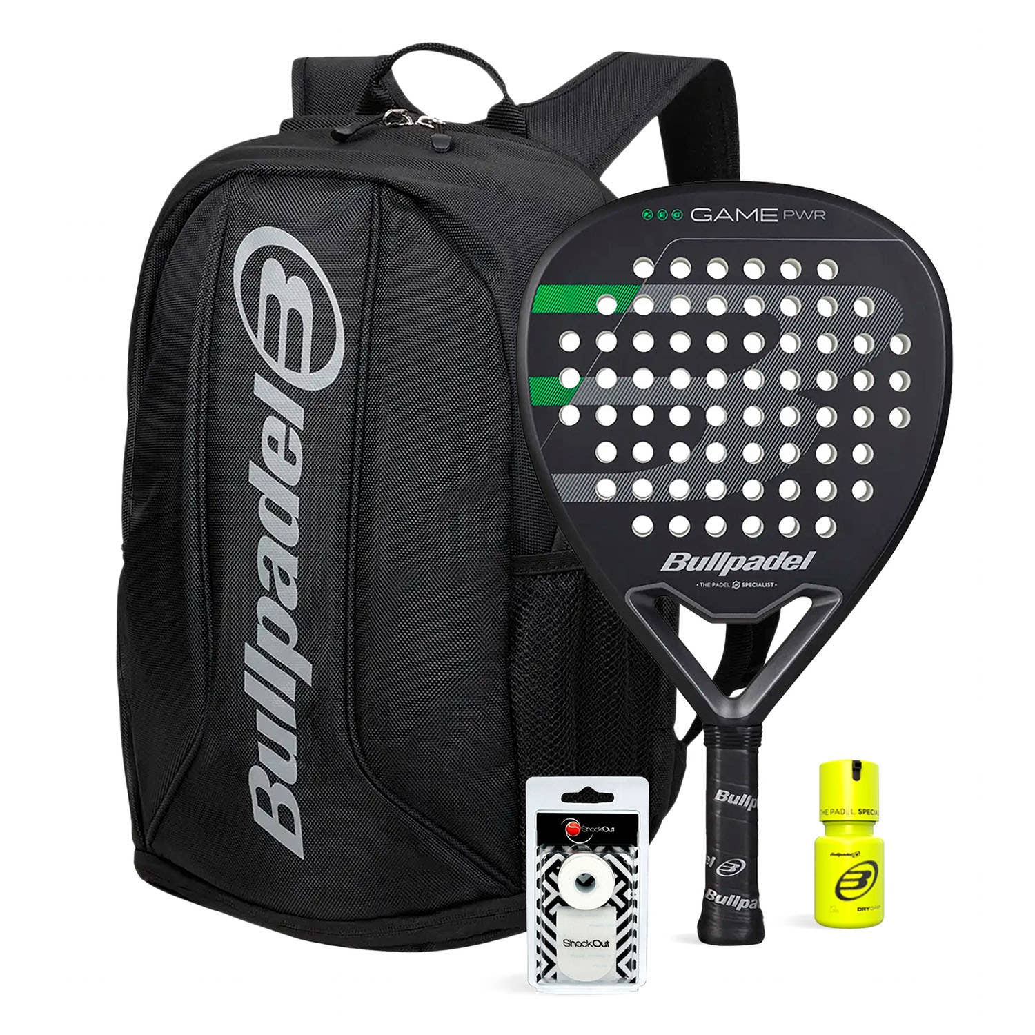 Pack Bullpdel Game Pwr Mochila Avant 2 Dry Grip