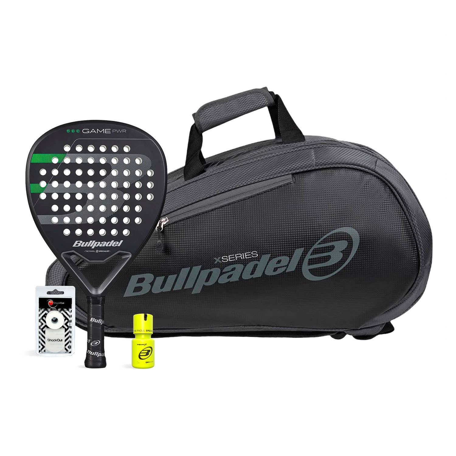 Pack Bullpdel Game Pwr Paletero Avant 2 Dry Grip