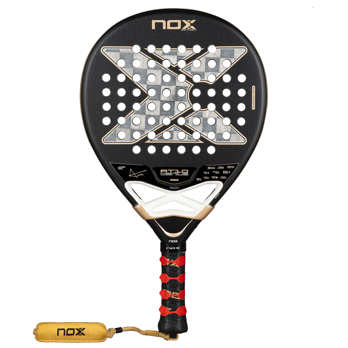 DUNLOP Renegade Soft Paddel – Runde Form, Weicher EVA-Kern, Carbon Für Kontrolle | Ideal Für Padel-Anfänger & Einsteiger