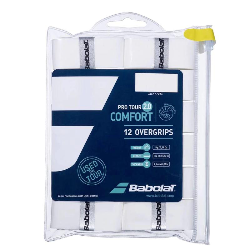 OVERGRIPS BABOLAT PRO TOUR COMFORT 2.0 X12 - MegaPadelStore