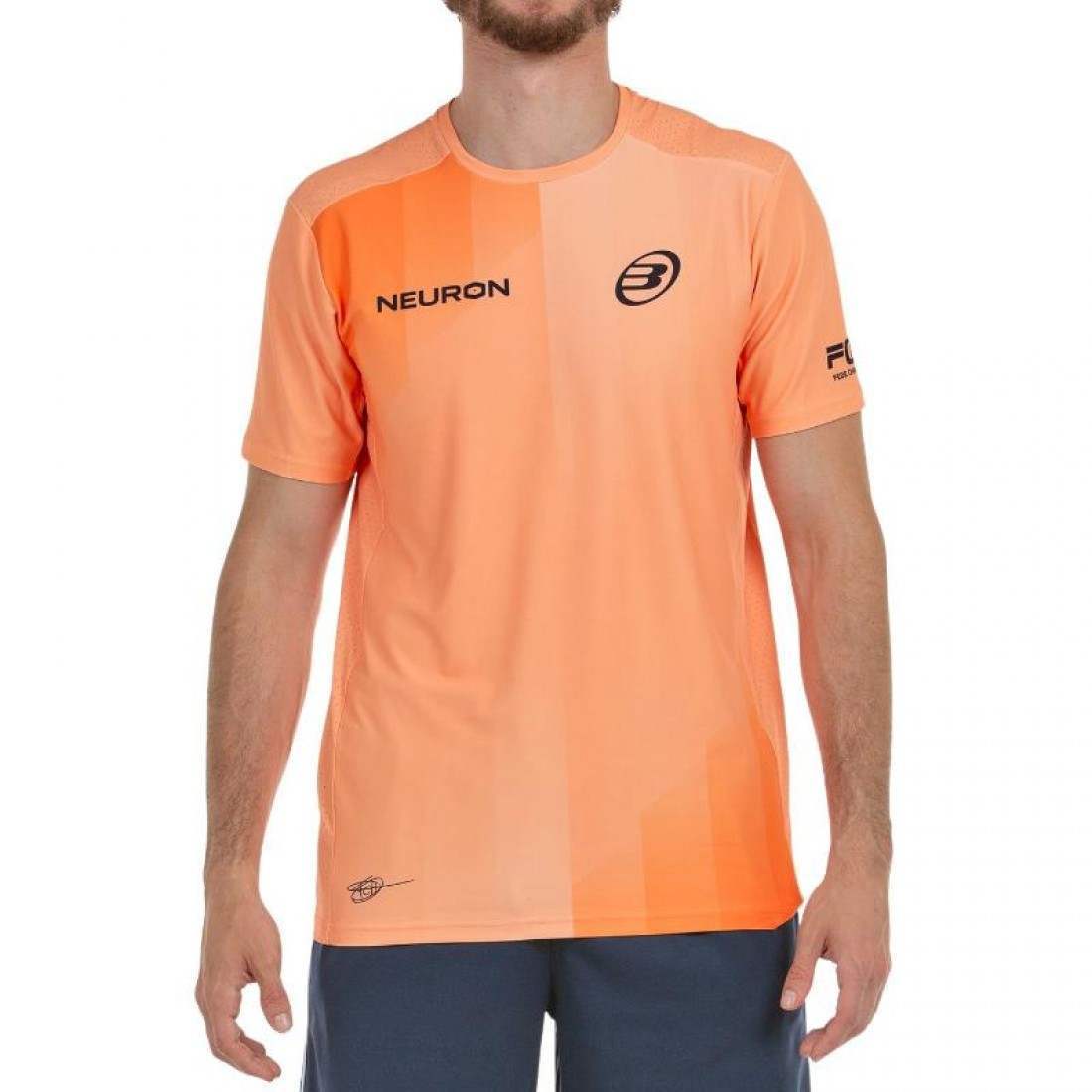 Camiseta Bullpadel Chingotto 25v Papaya