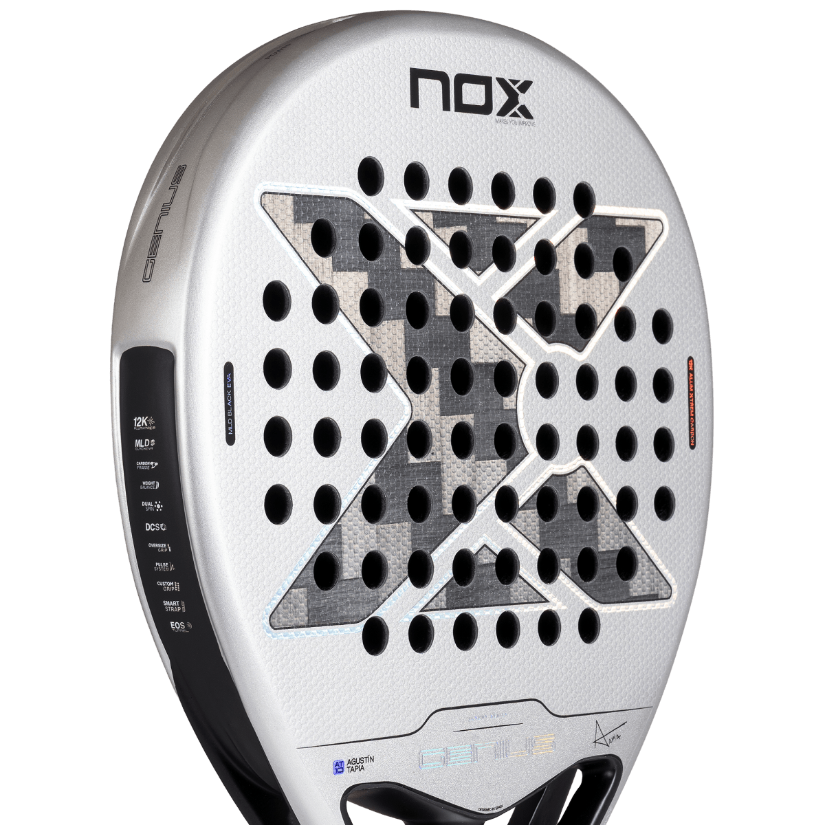 Pala NOX Genius 12K Alum XTREM Agustín Tapia 2027 - imagen 6