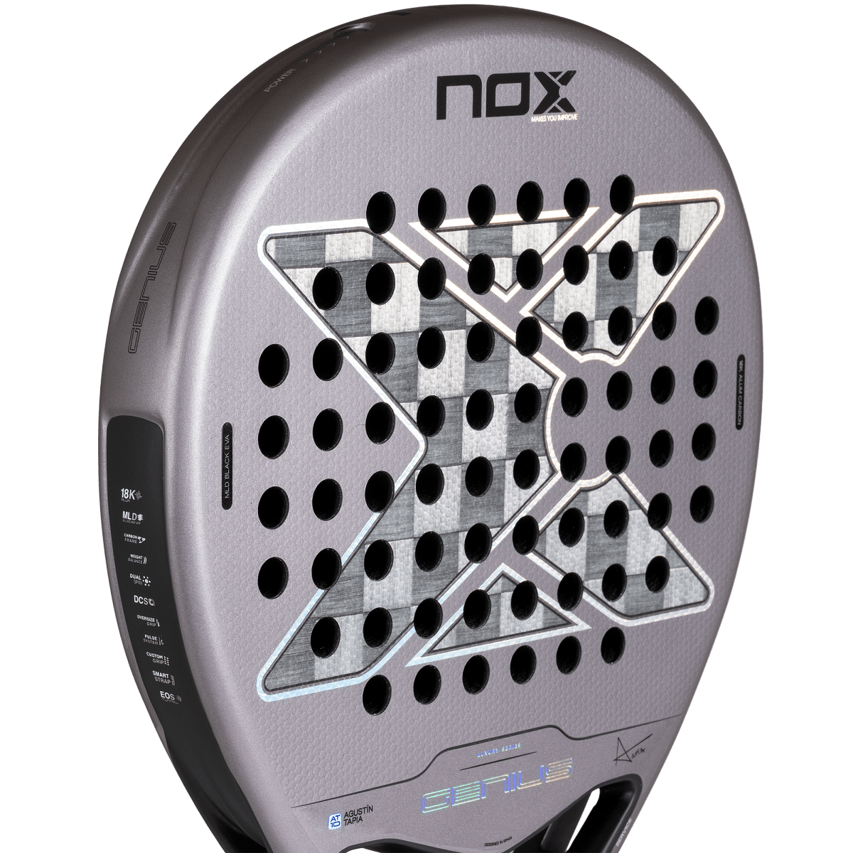 Pala NOX Genius 18K Alum Agustín Tapia 2027 - imagen 6