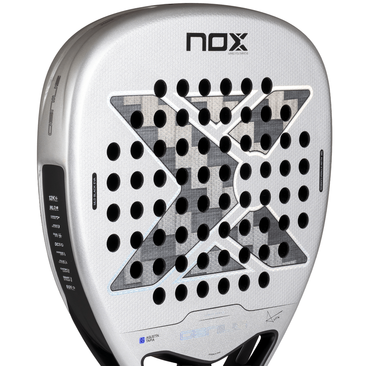 Pala NOX Genius Attack 12K Alum XTREM Agustín Tapia 2027 - imagen 6