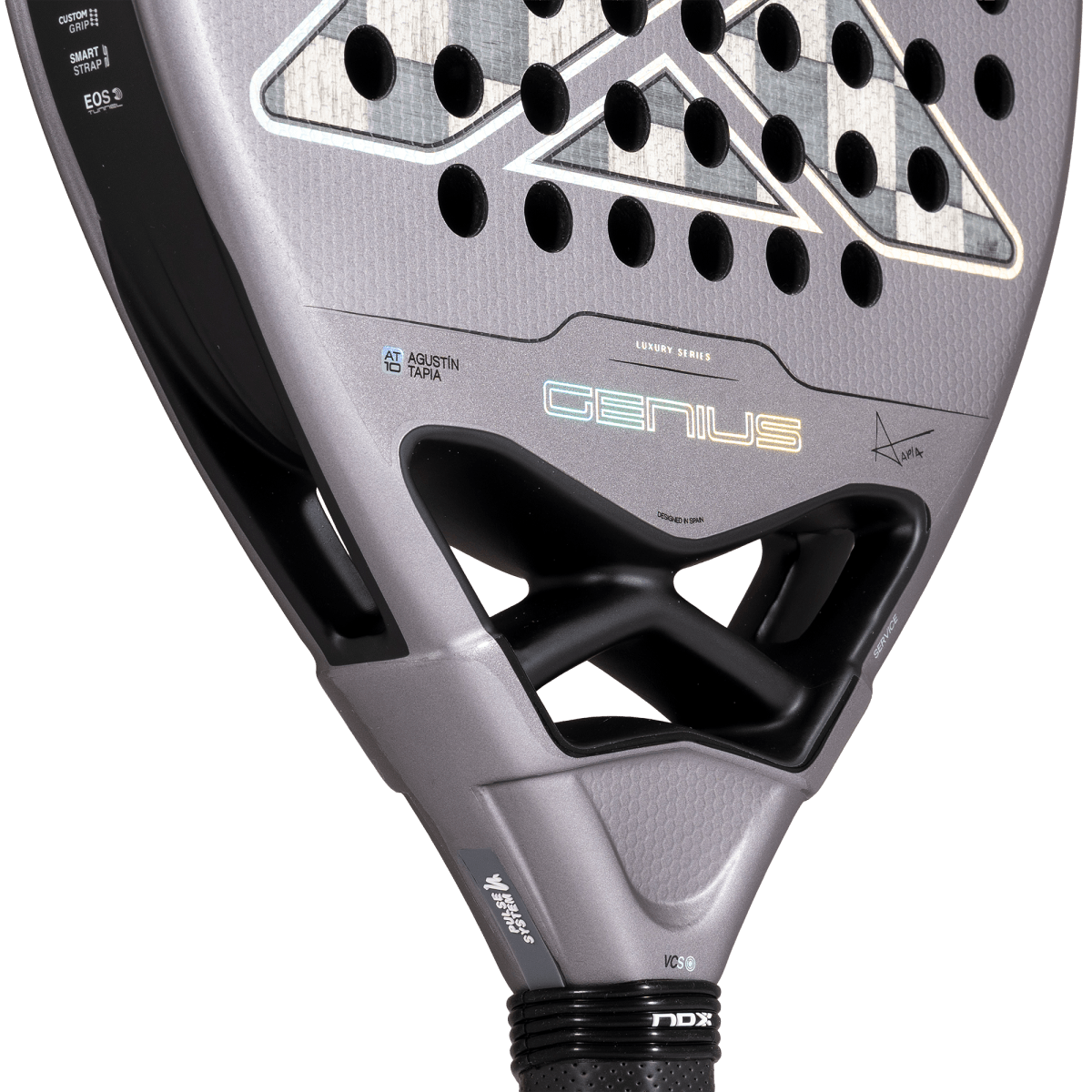 Pala NOX Genius Attack 18K Alum Agustín Tapia 2027 - imagen 8