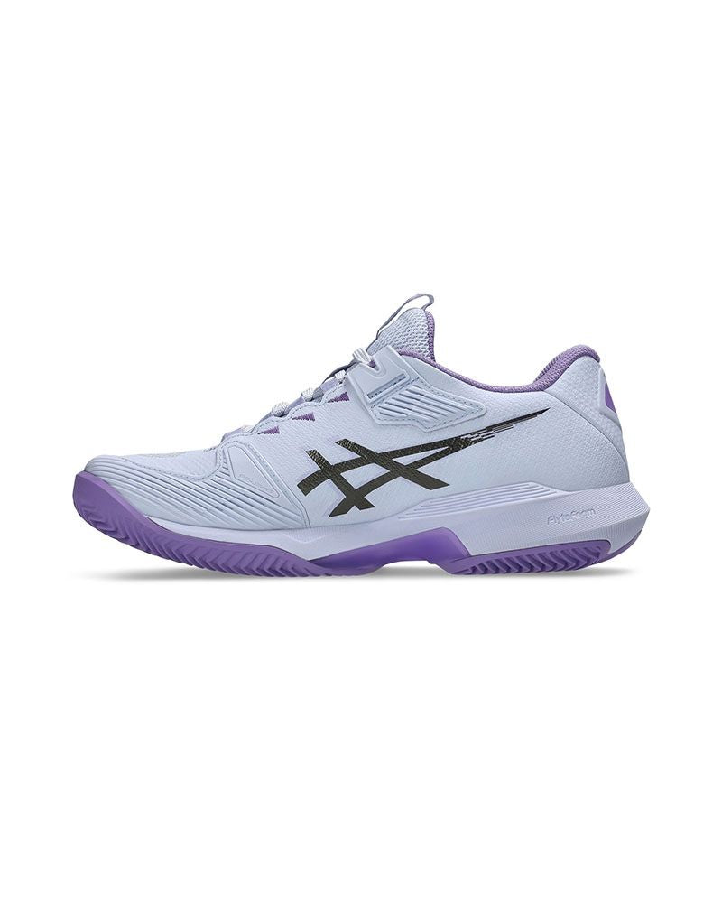 Asics Solution Speed FF 4 Clay Night Energy Azul Lila Mujer 1042A312-400 · vista 3