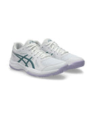 Asics Upcourt 6 Blanco Verde Mujer 1072A107-106 · vista 2