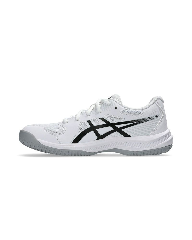 Asics Upcourt 6 GS Blanco Negro Junior 1074A045-101 · vista 4
