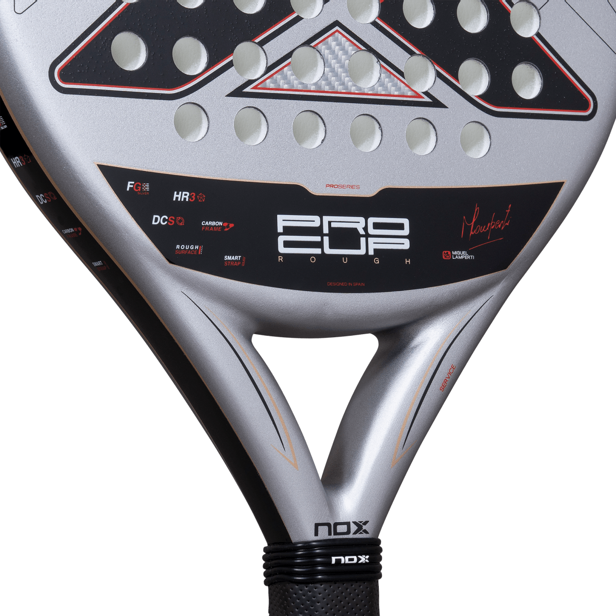 Pala NOX ML10 Pro Cup Rough Miguel Lamperti 2027 - imagen 6