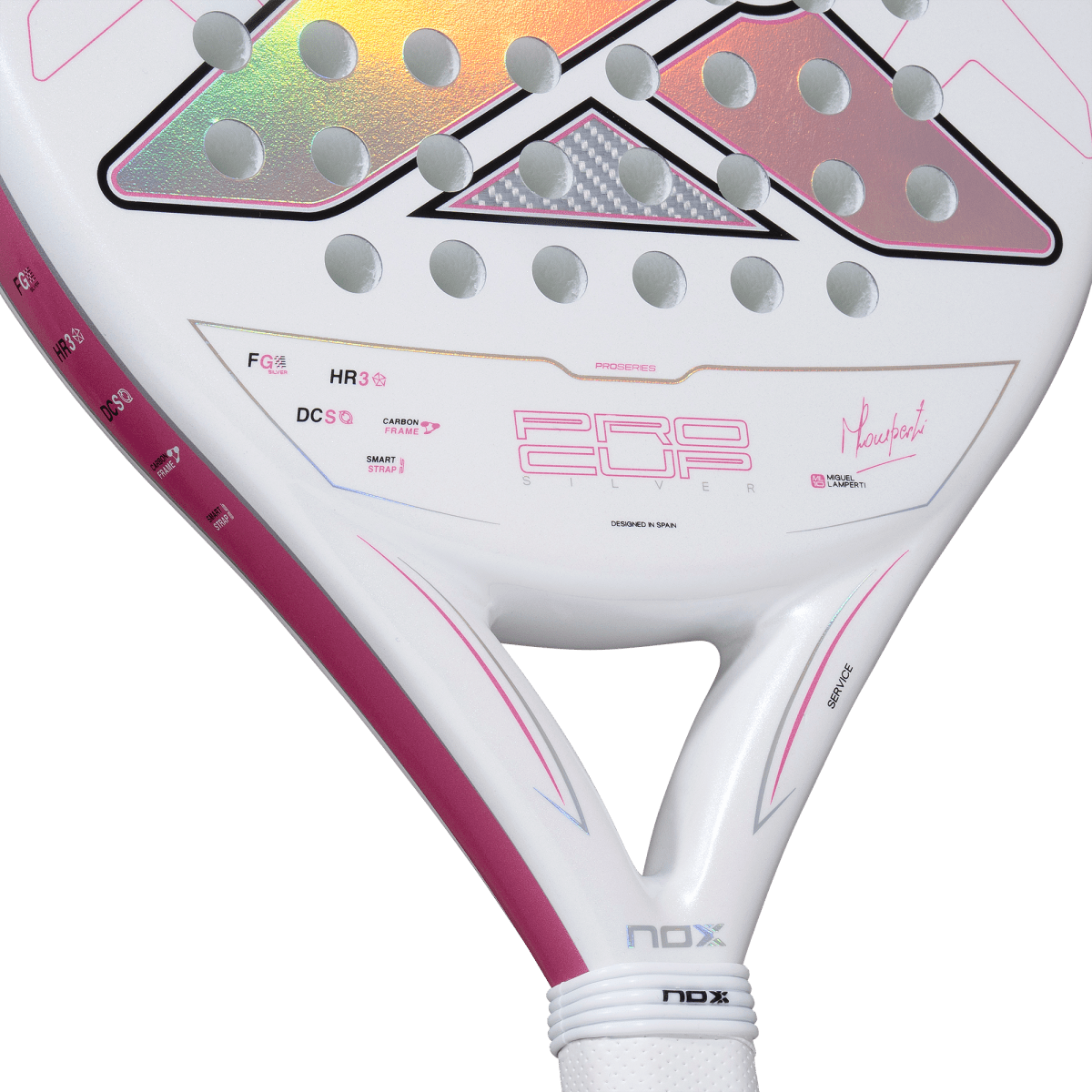 Pala NOX ML10 Pro Cup Silver Miguel Lamperti 2027 - imagen 6