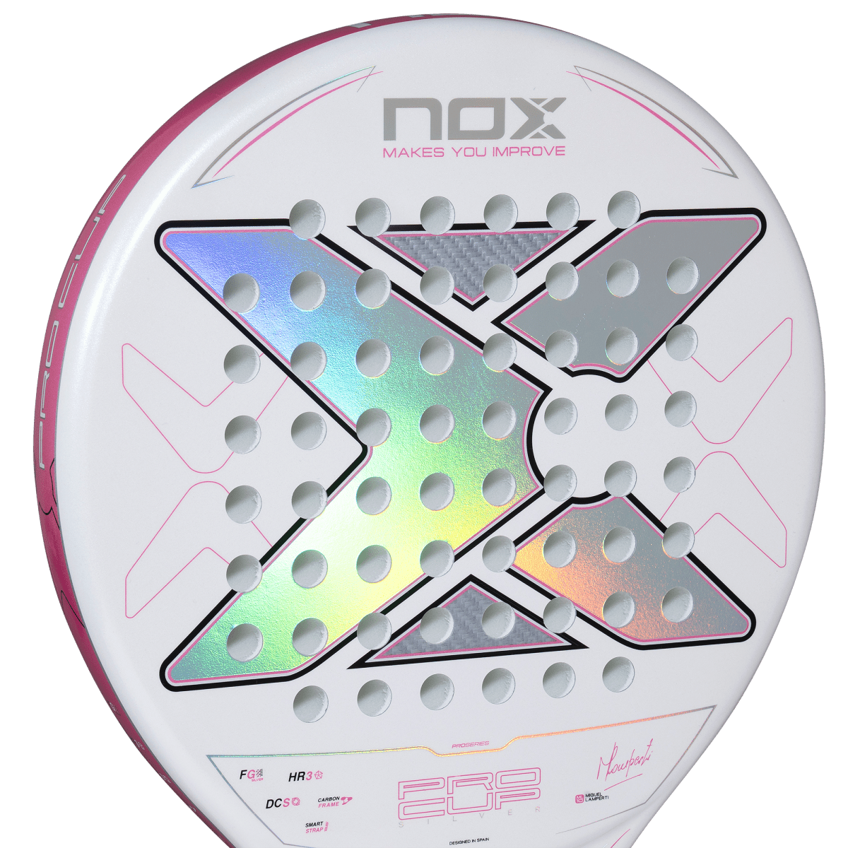 Pala NOX ML10 Pro Cup Silver Miguel Lamperti 2027 - imagen 5