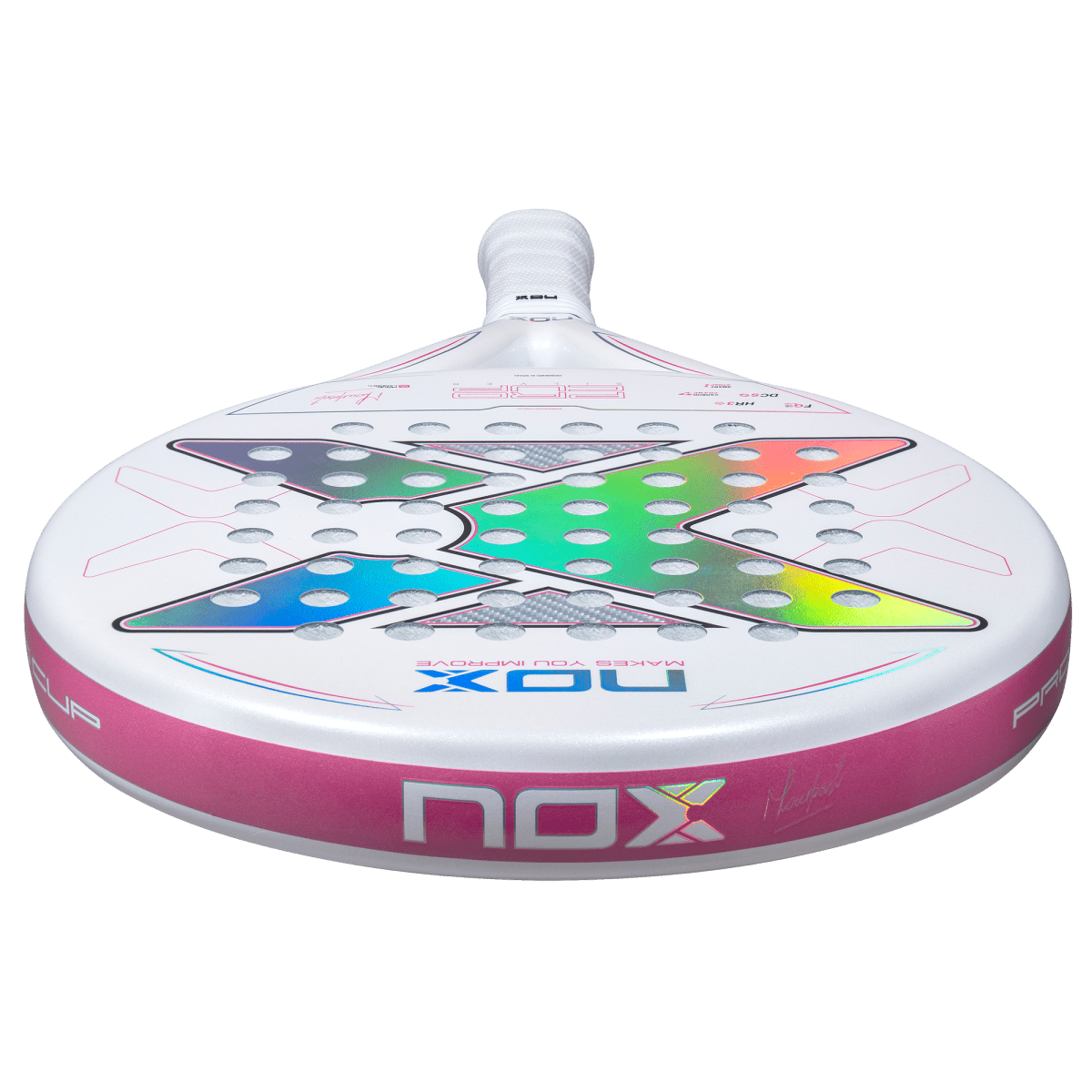Pala NOX ML10 Pro Cup Silver Miguel Lamperti 2027 - imagen 4