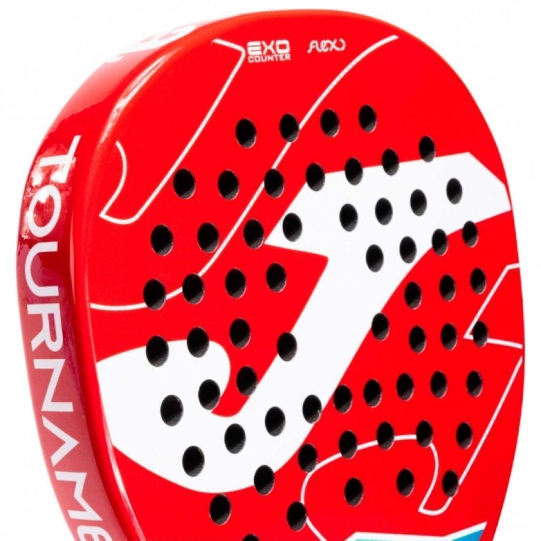 Pala Joma Tournament Soft 2.0 Rojo Blanco